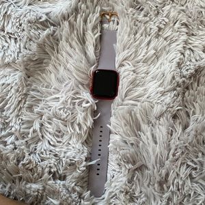 Series 6 40MM Apple Watch PR cum with charger+red bands CARRIER LOCKED ATM!!